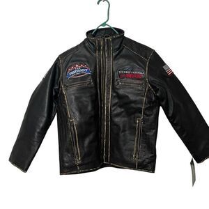 NWT NFR Jr 2020 Fort Worth Texas Genuine Leather Jacket Size L